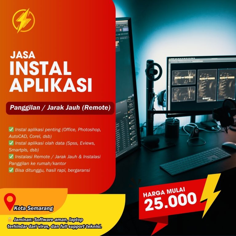 WA 083-199-037-605, Jasa Instal Aplikasi Komputer Semarang
