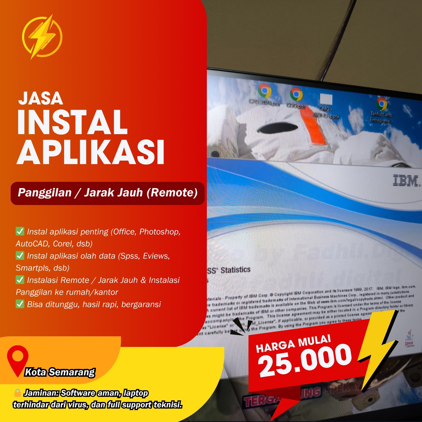 WA 083-199-037-605, Jasa Instal Software Terdekat Semarang