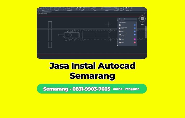Jasa Instal Autocad Ngaliyan, Semarang