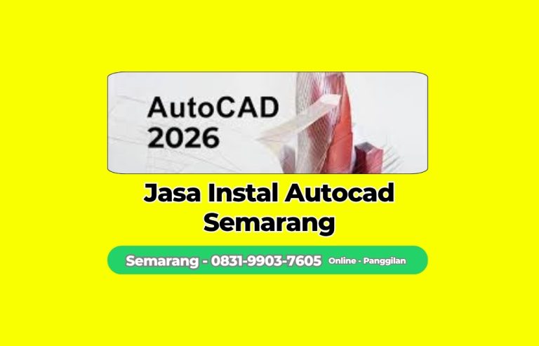 Jasa Instal Autocad Pedurungan, Semarang