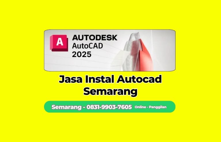 Jasa Instal Autocad Semarang