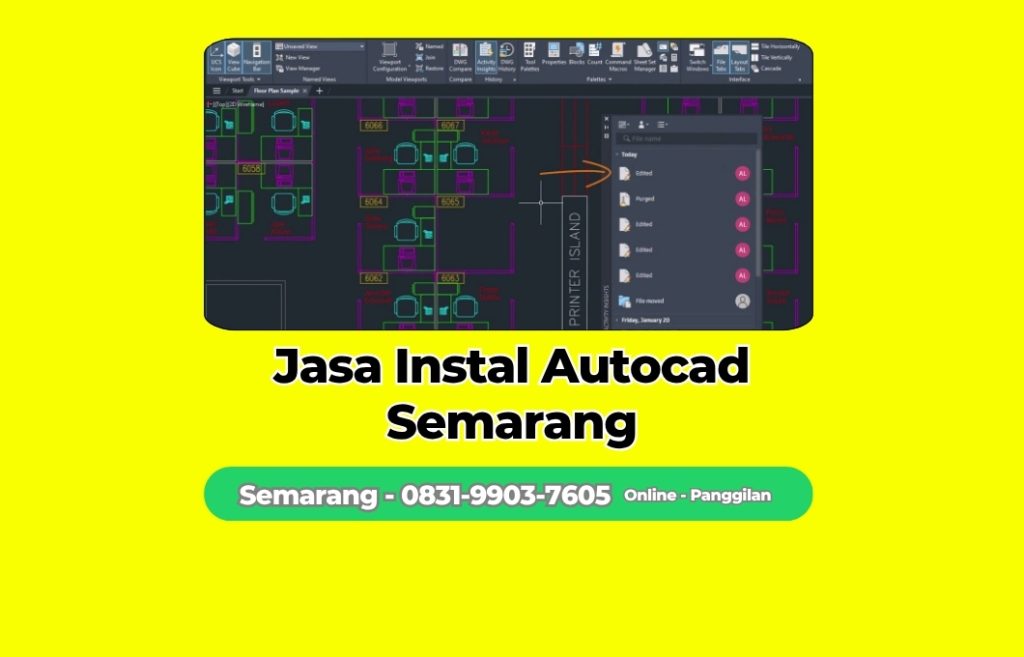 Jasa Instal Autocad Semarang Tengah, Semarang