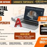 Jasa Instal Autocad Surabaya, WA 083-199-037-605