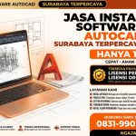 Jasa Instal Autocad Surabaya, WA 083-199-037-605