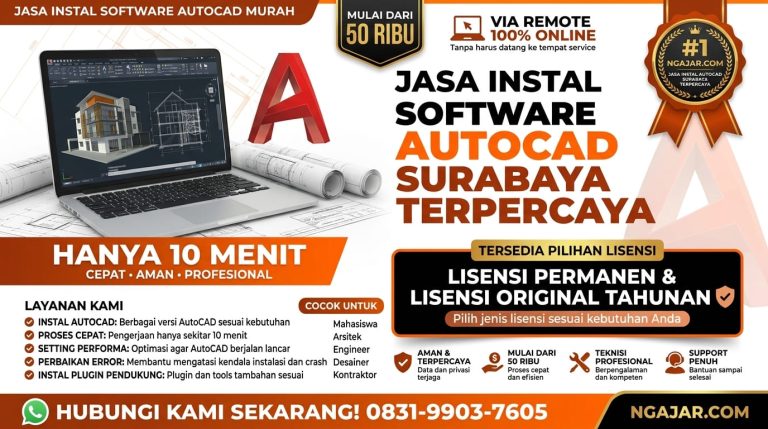 Tempat Instal Autocad Surabaya