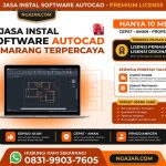 Jasa Instal Autocad Semarang, WA 083-199-037-605