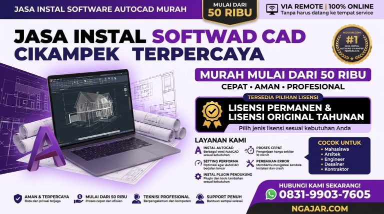 Jasa Instal dan Download AutoCAD Cikampek