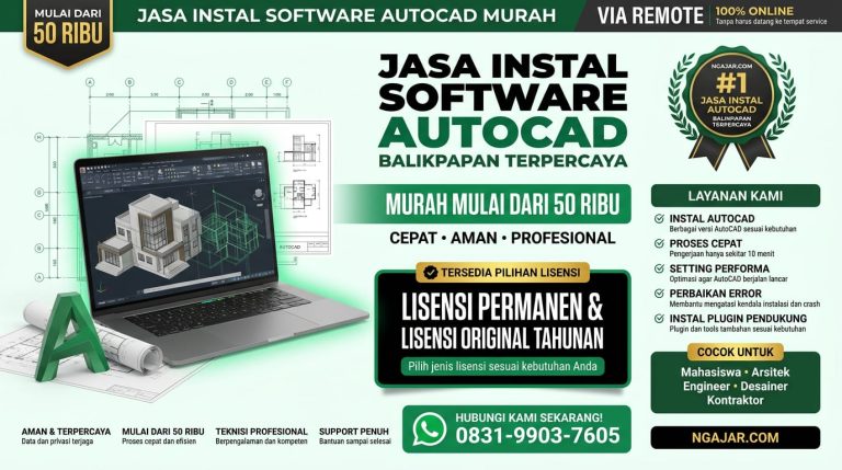 Jasa Download Autocad Murah Balikpapan