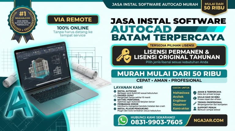 Tempat Instal Autocad Batam