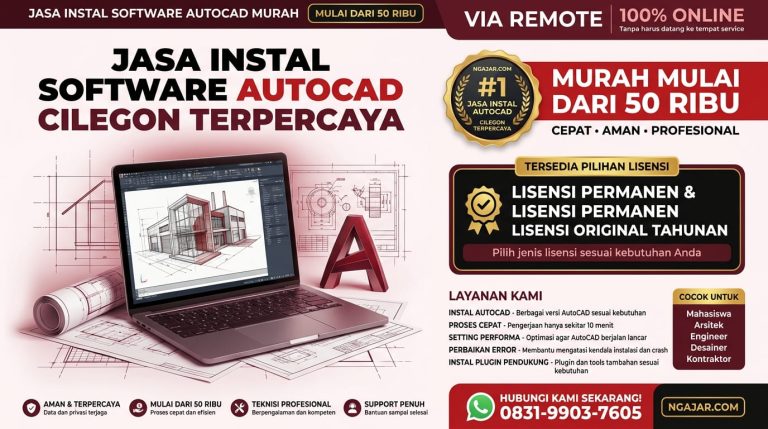 Jasa Instal dan Download Autocad Cilegon