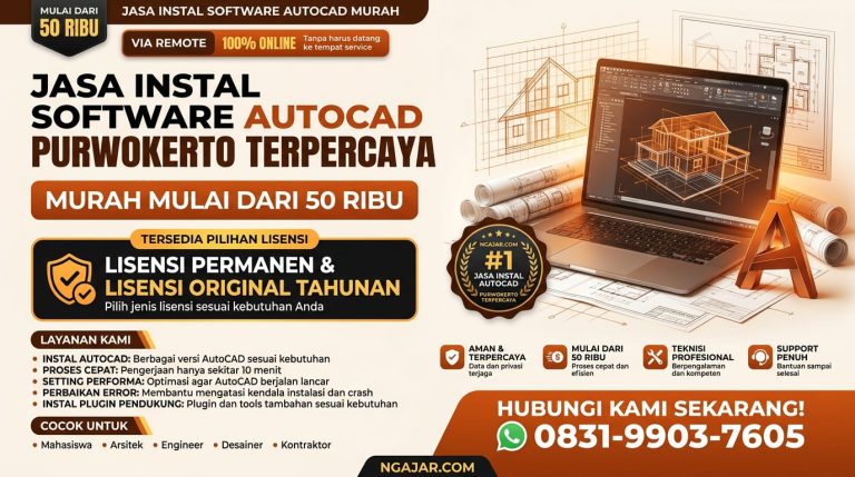 Tempat Instal Autocad Purwokerto